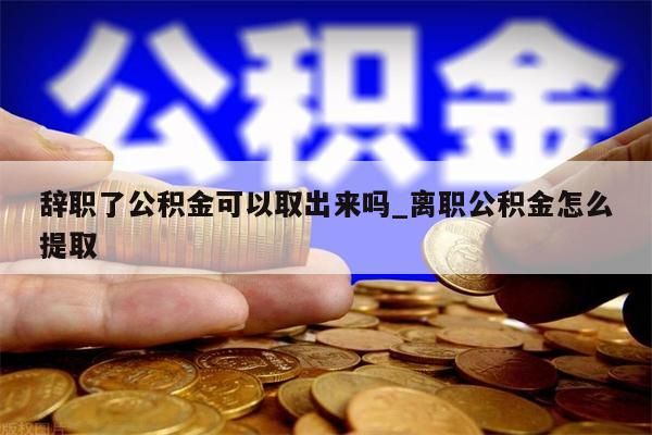 辞职了公积金可以取出来吗_离职公积金怎么提取